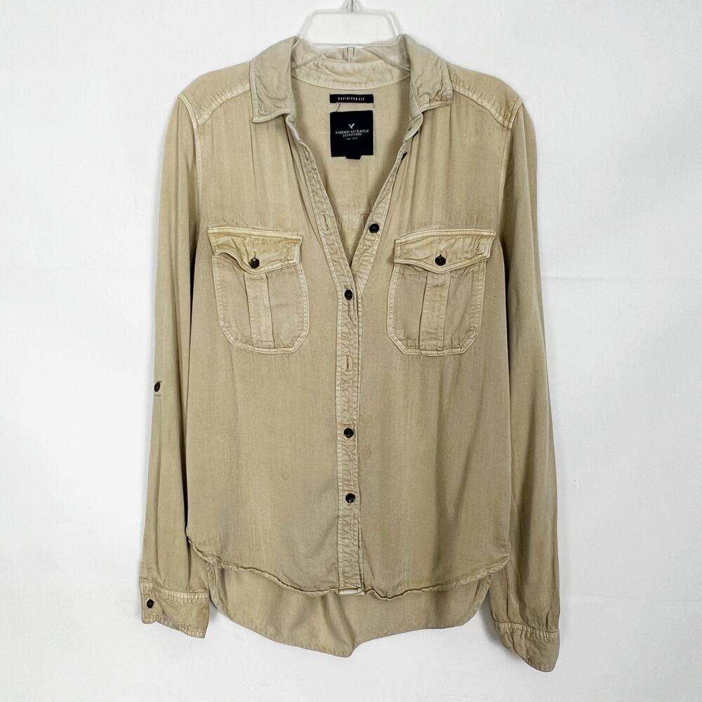 American Eagle Women's Button Down Shirt Size XS
